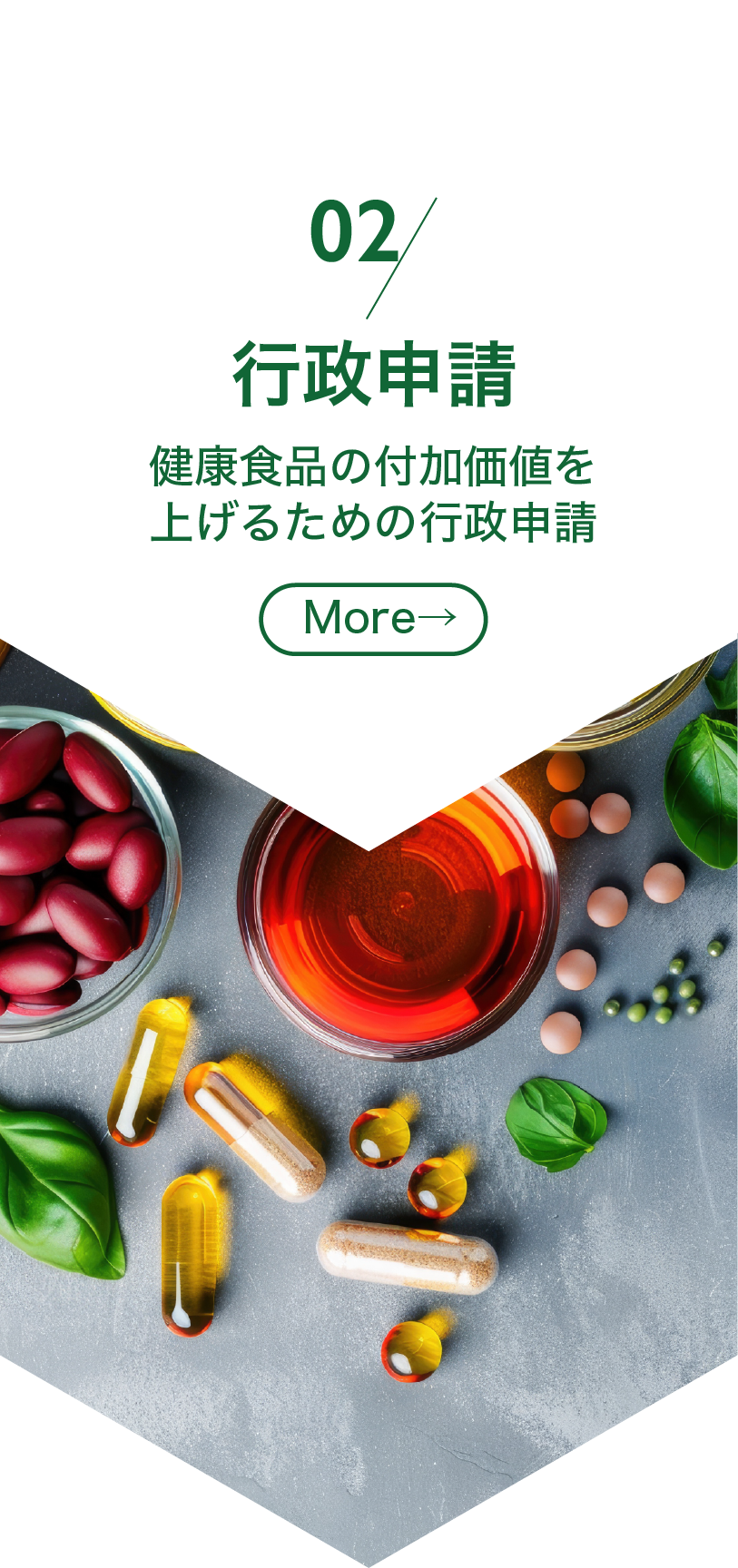 02 行政申請：健康食品の付加価値を上げるための行政申請